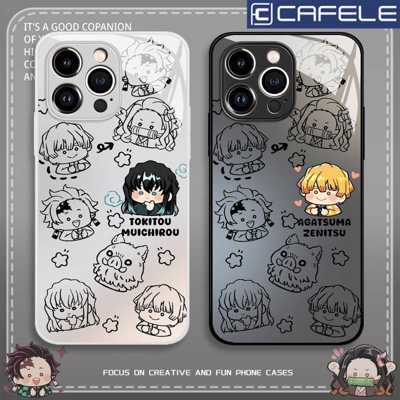 Phone Accessories Demon Slayer - เคสโทรศัพท์ลายการ์ตูนอนิเมะดาบพิฆาตอสูร มุอิจิโร โทคิโตะ สินค้ารอบข้าง ไอโฟน เคสป้องกันการตก