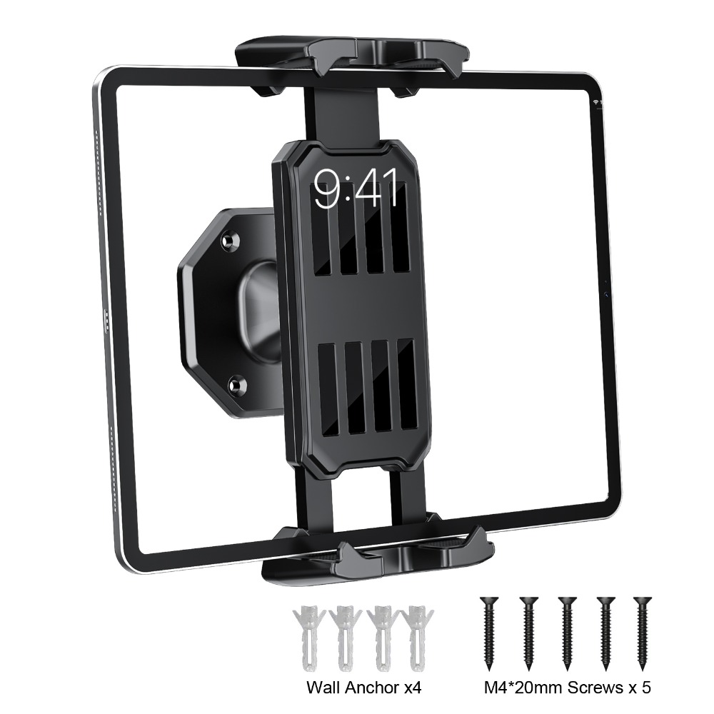 Phone Accessories Hooks - ที่ยึดโทรศัพท์ติดผนัง ที่วางแท็บเล็ต ปรับระดับได้ หมุนได้ 360 องศา