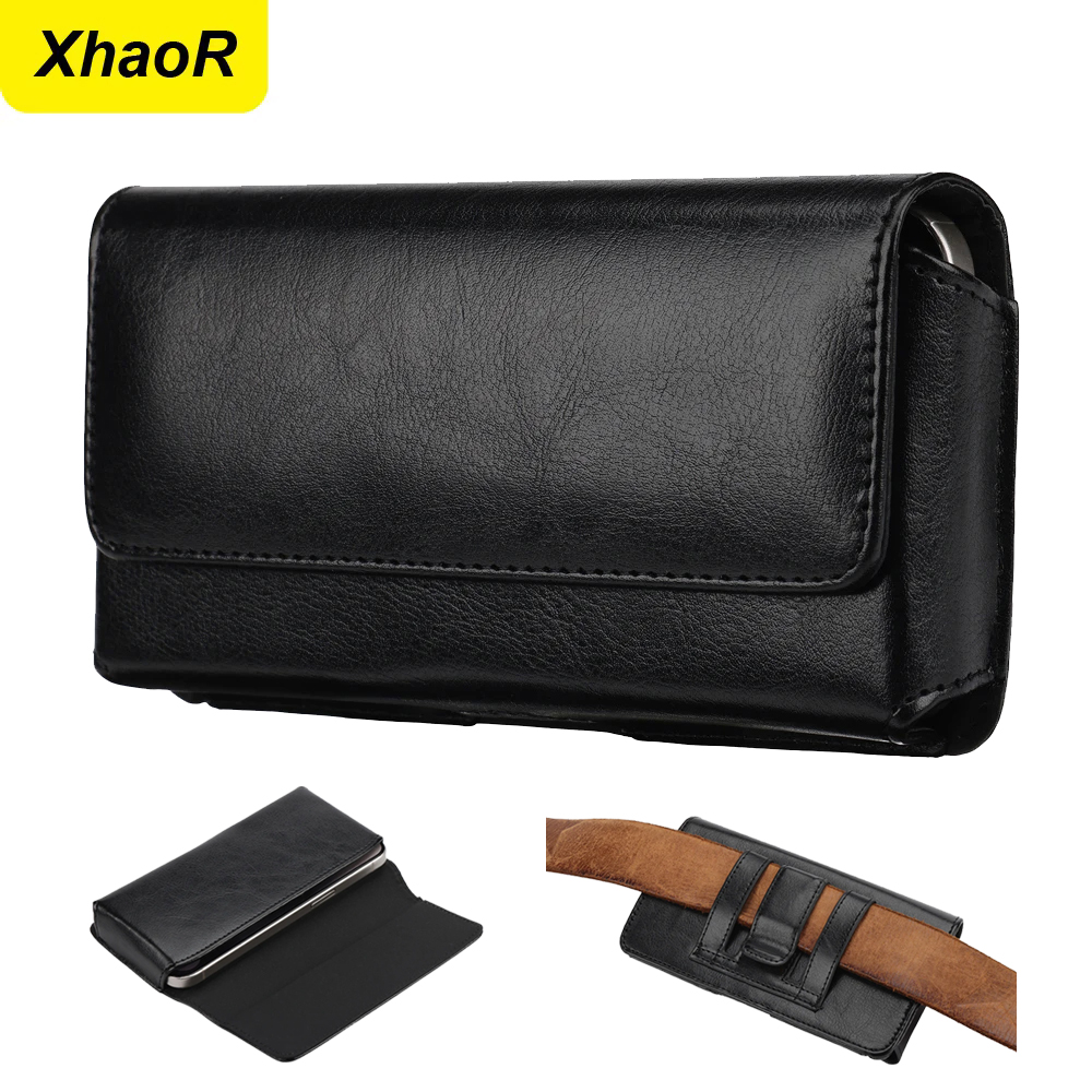 Phone Accessories Men - กระเป๋าหนังแบบคลิปหนีบเข็มขัดสำหรับ iPhone 17 16 15 Pro