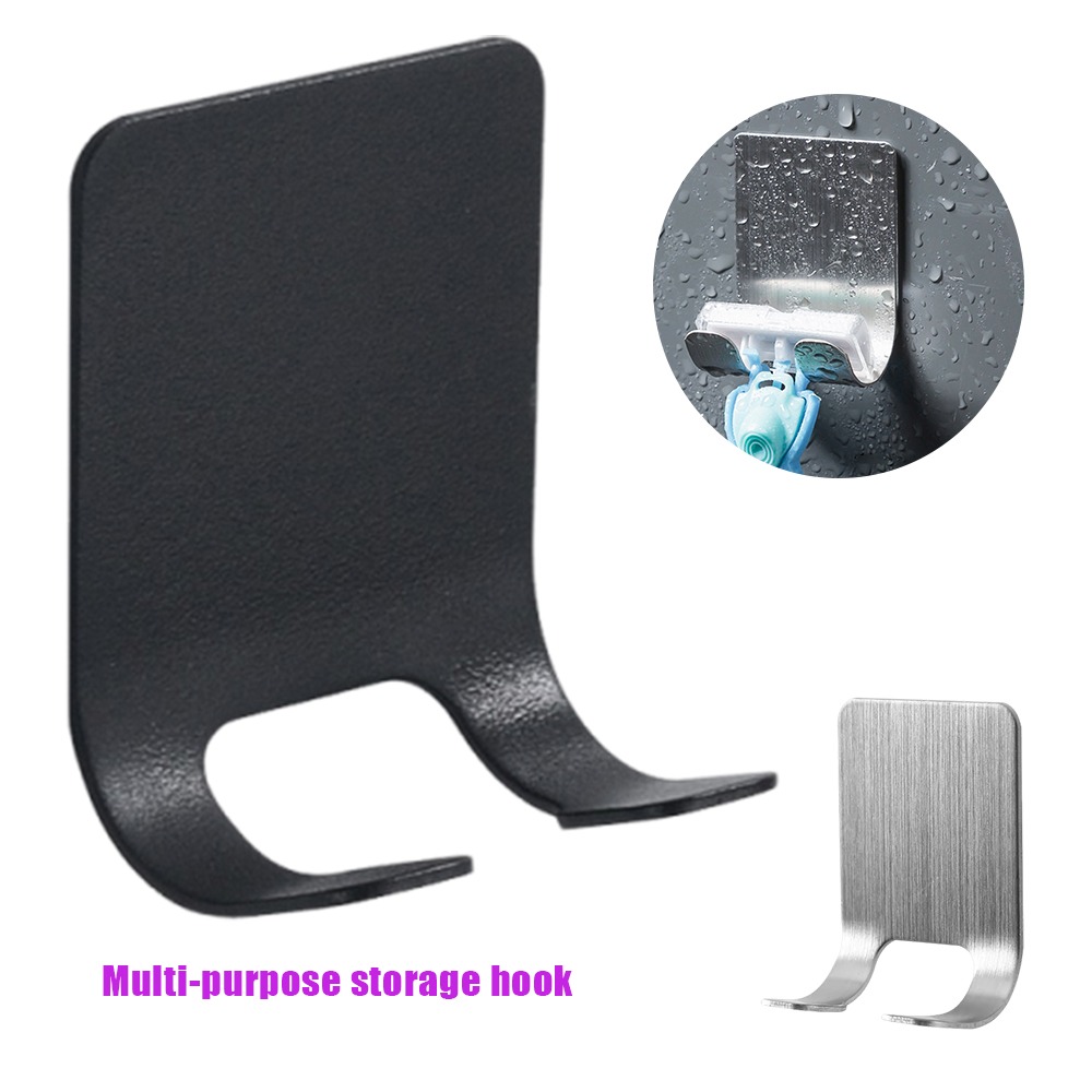 Phone Accessories Hooks - สแตนเลสมีดโกนผู้ถือ Hook เครื่องโกนหนวดแขวน Self-กาวผู้ถือโทรศัพท์ผ้าเช็ดตัวห้องน้ํา Robe สนับสนุนเครื่องเป่าผมกันน้ํา