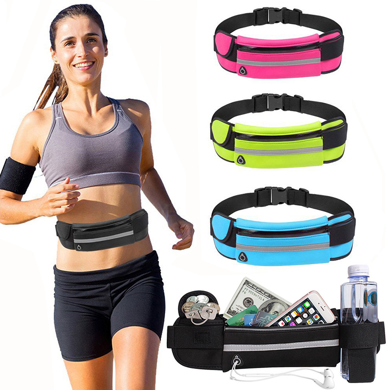 Phone Accessories Men - กีฬา Fanny Pack ผู้หญิงวิ่งเอวกระเป๋าเข็มขัดผู้ชายกระเป๋าโทรศัพท์ยิมกระเป๋า Water Hydration