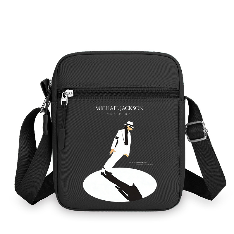 Phone Accessories Men - กระเป๋าใส่โทรศัพท์ลายอนิเมะสำหรับผู้ชายและผู้หญิง MJ กระเป๋าสะพายข้างแฟชั่น Michael Jackson ของขวัญวันเกิด