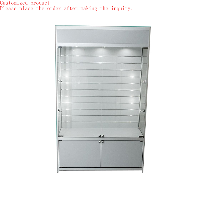 Phone Accessories Cabinet - ตู้โชว์อุปกรณ์เสริมโทรศัพท์มือถือแบบกำหนดเอง HIKUYA Factory Store พร้อมกระจกนิรภัย