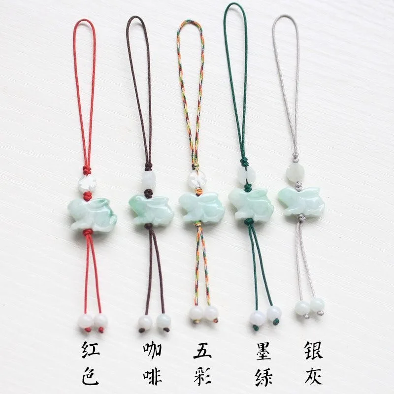 Phone Accessories Men - การปรับแต่ง Emerald จีนกระต่าย DIY โทรศัพท์ Key