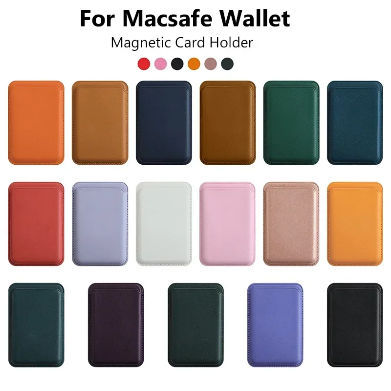 Phone Accessories Items - อุปกรณ์เสริมโทรศัพท์ขายดีที่สุดปี 2026! กระเป๋าใส่บัตรแม่เหล็กแบบหนังสำหรับ iPhone13/12/14/15/16/17 Pro Max