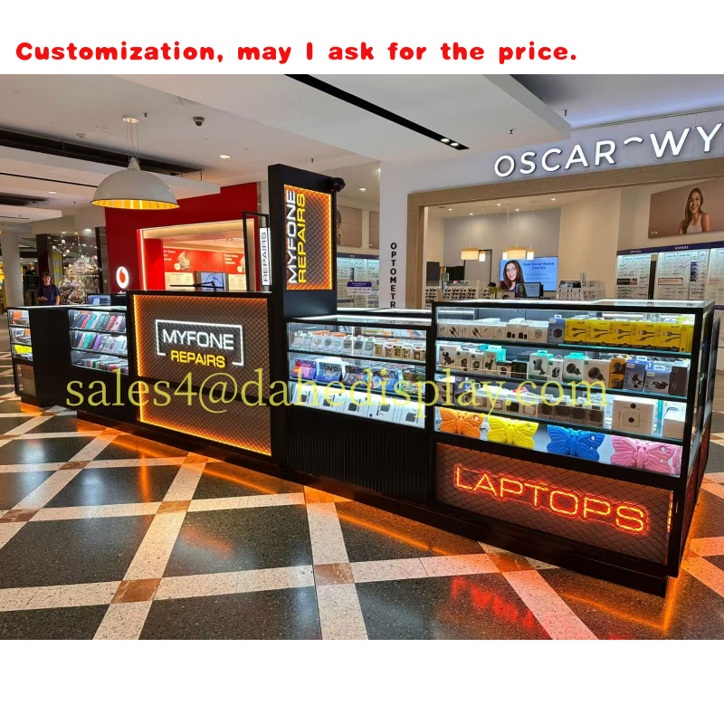 Phone Accessories Cabinet - ตู้โชว์ร้านซ่อมโทรศัพท์มือถือสมัยใหม่ ตู้โชว์อุปกรณ์เสริมโทรศัพท์มือถือ ตู้โชว์ในห้างสรรพสินค้า ตู้ขายโทรศัพท์มือถือ