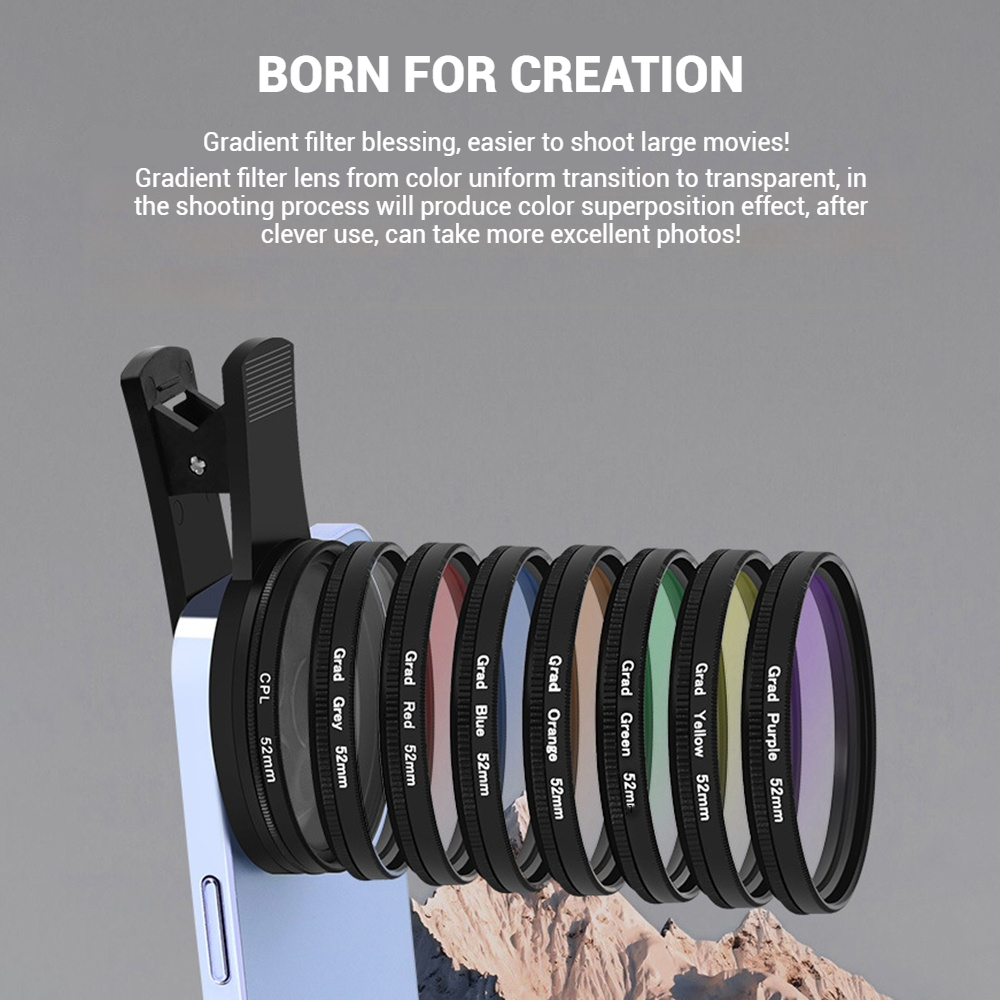 เลนส์โทรศัพท์มือถือ 52 มม. พร้ - Phone Accessories Items บทวิจารณ์และราคา