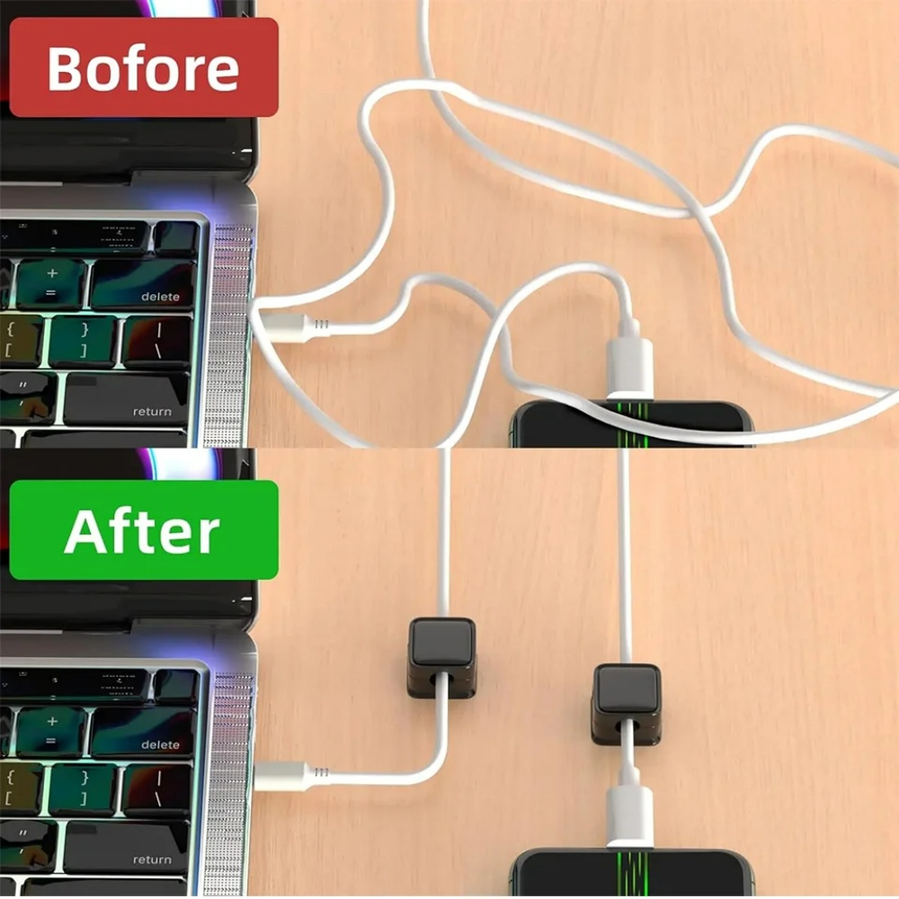 ที่เก็บสายแม่เหล็ก ที่จัดระเบี - Phone Accessories Hooks บทวิจารณ์และราคา