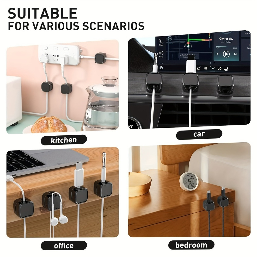 ที่เก็บสายแม่เหล็ก ที่จัดระเบี - Phone Accessories Hooks บทวิจารณ์และราคา