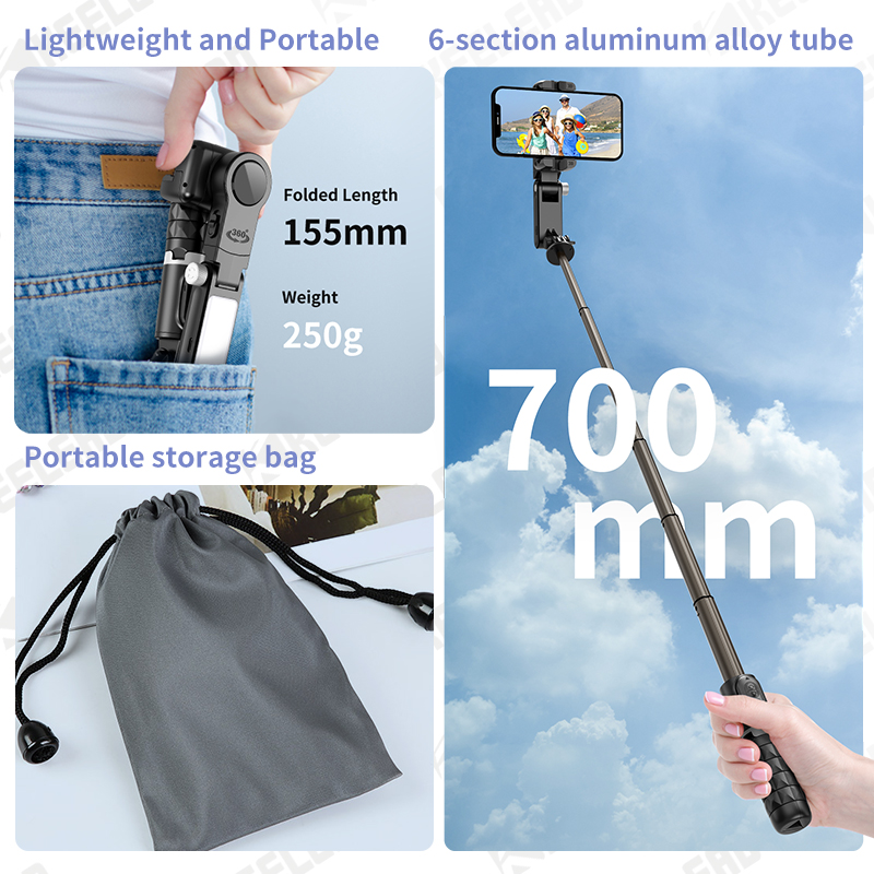 Q18 ไม้เซลฟี่แบบตั้งโต๊ะพร้อมโ - Selfie Stick Tripod บทวิจารณ์และราคา