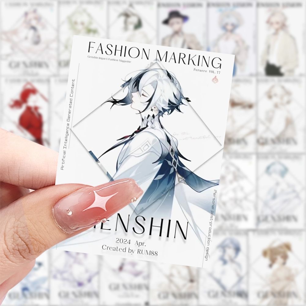 189 Genshin Impact สติกเกอร์ตั - Phone Accessories Poster บทวิจารณ์และราคา