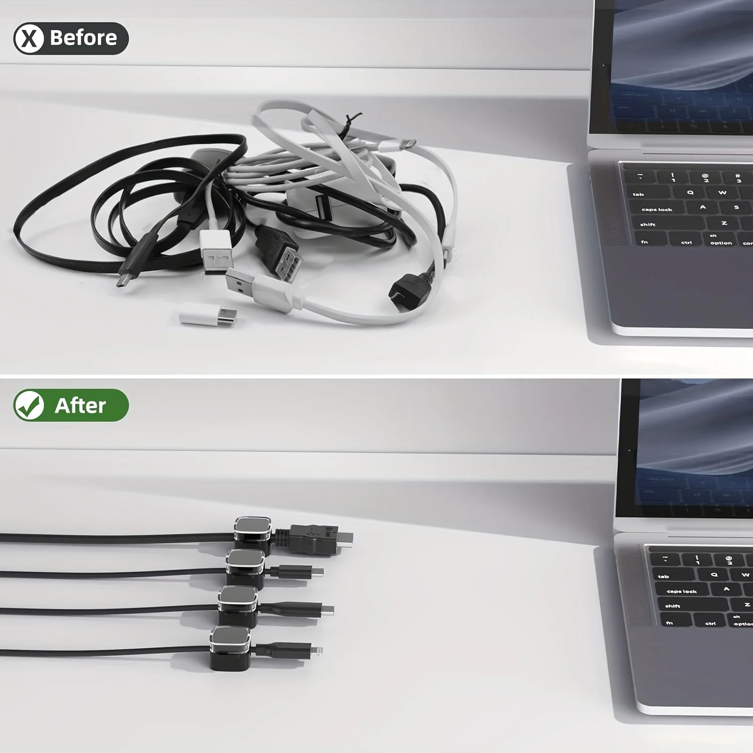 Vikefon คลิปการจัดการสายเคเบิล - Phone Accessories Hooks บทวิจารณ์และราคา