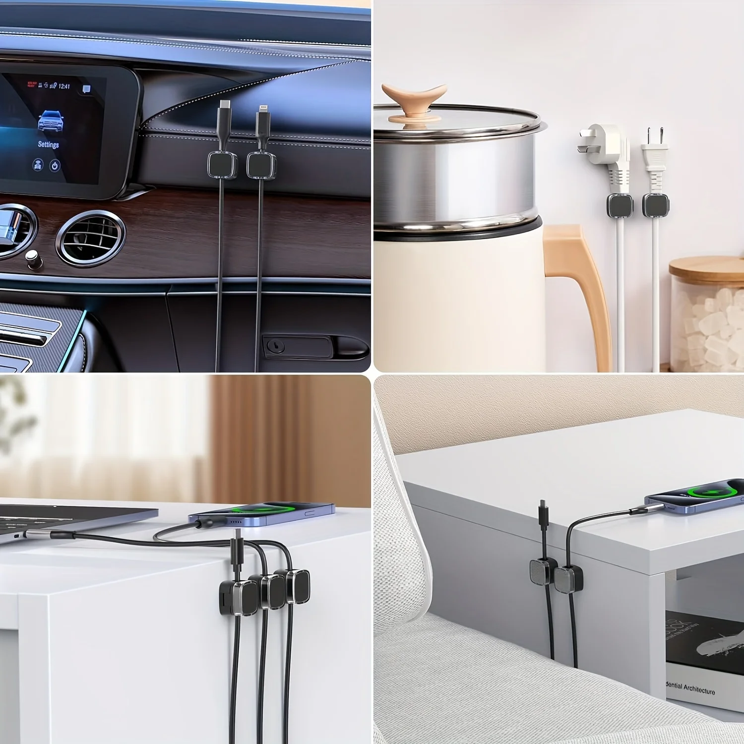Vikefon คลิปการจัดการสายเคเบิล - Phone Accessories Hooks บทวิจารณ์และราคา