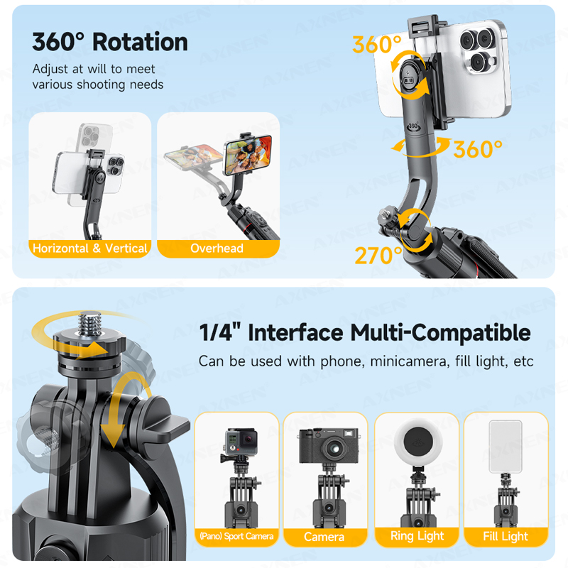 TT07 AI ไม้เซลฟี่แบบยืดหดได้ 6 - Selfie Stick Tripod บทวิจารณ์และราคา