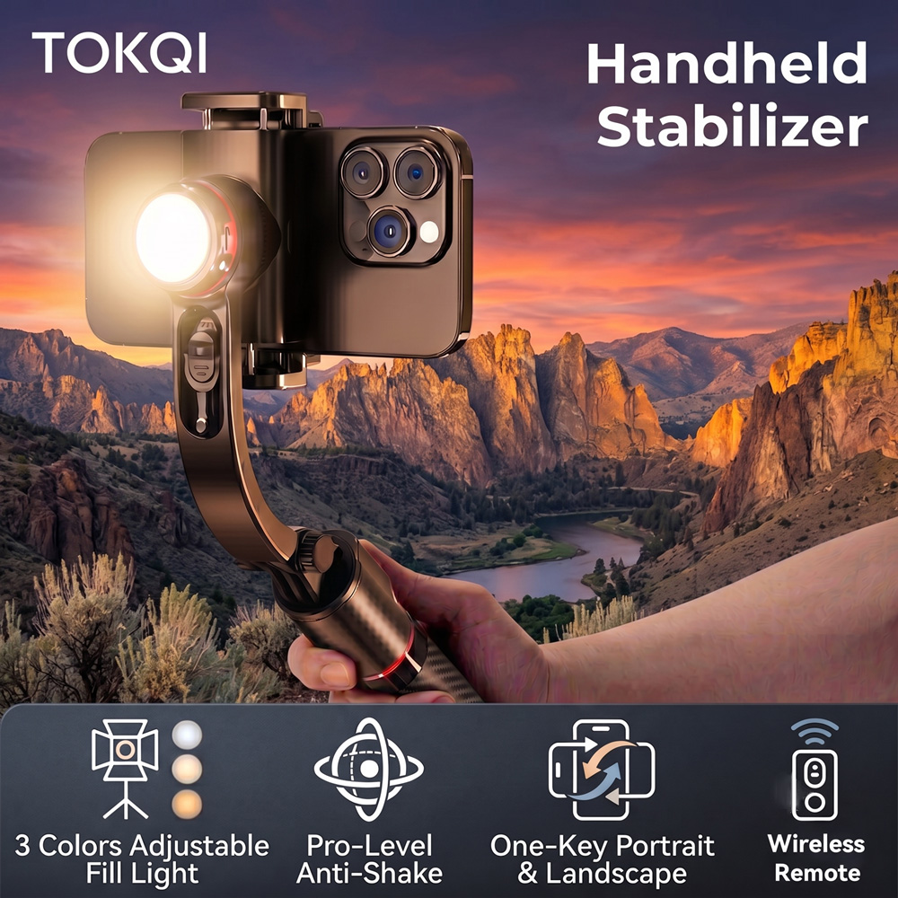 TOKQI กิมบอลกันสั่น อลูมิเนียม - Selfie Stick Tripod บทวิจารณ์และราคา
