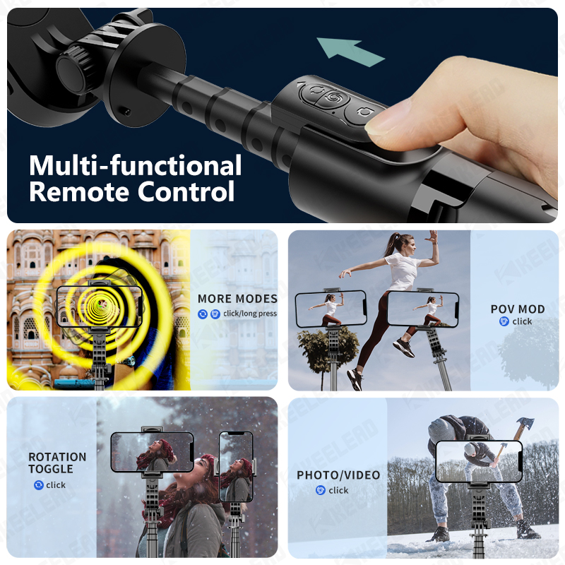 TOKQI กิมบอลกันสั่น อลูมิเนียม - Selfie Stick Tripod บทวิจารณ์และราคา