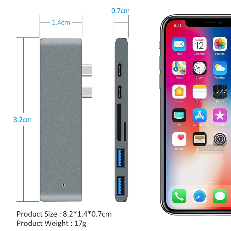 ฮับ USB-C รุ่น USB-C Duo 7-in- - Micro Sd Card บทวิจารณ์และราคา