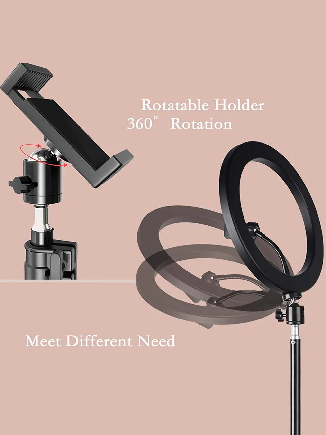 ไฟยิง 26 ซม. วงแหวนไฟ 26 ซม. + - Selfie Stick Tripod บทวิจารณ์และราคา