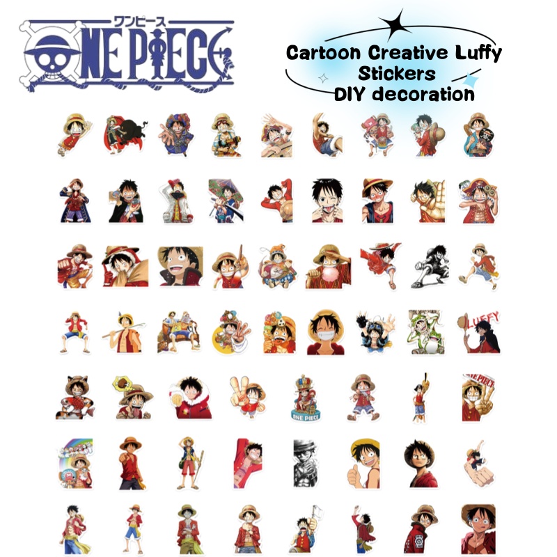 สติกเกอร์ลายการ์ตูนลูฟี่จากอนิ - Phone Accessories Items บทวิจารณ์และราคา