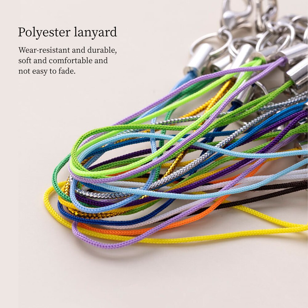 100 ชิ้นโพลีเอสเตอร์เชือกเส้นเ - Phone Accessories Hooks บทวิจารณ์และราคา