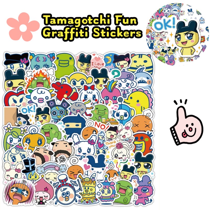 สติกเกอร์ทามาก็อตจิญี่ปุ่น สัต - Phone Accessories Items บทวิจารณ์และราคา
