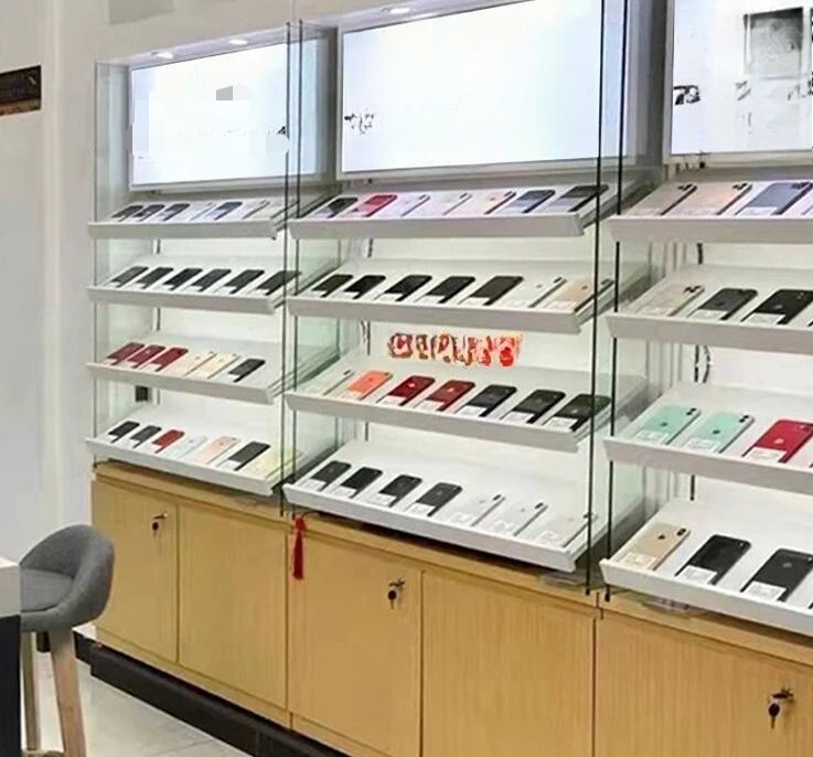 ตู้โชว์โทรศัพท์มือถือ 2 ตู้ ร้ - Phone Accessories Cabinet บทวิจารณ์และราคา