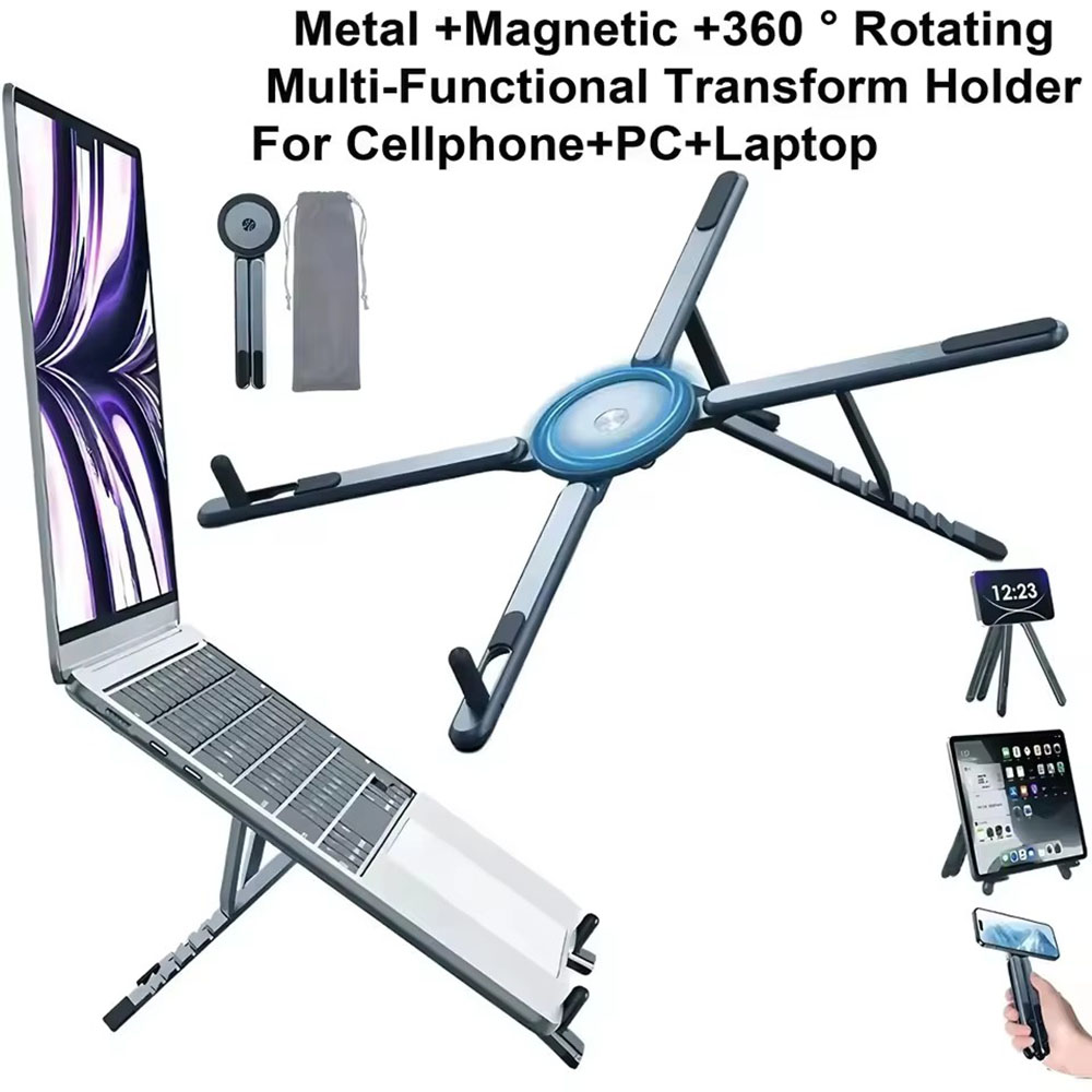 ที่วางโทรศัพท์แม่เหล็กแบบพกพาแ - Selfie Stick Tripod บทวิจารณ์และราคา