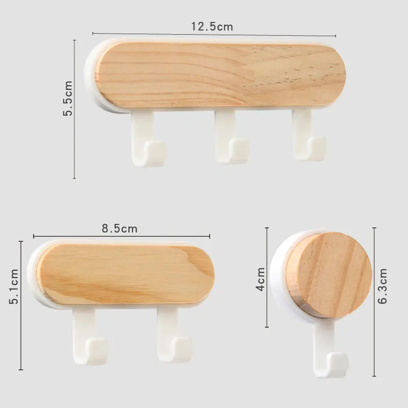 ไม้ผู้ถือกุญแจหมวกผ้าพันคอจัดเ - Phone Accessories Hooks บทวิจารณ์และราคา