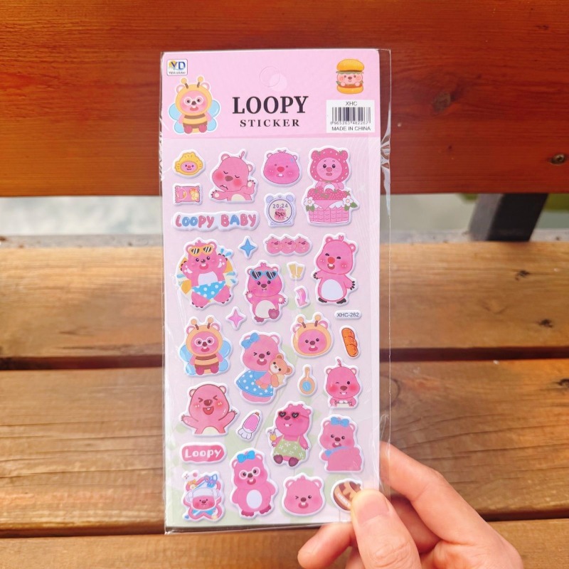 สติกเกอร์โฟม 3 มิติ ลายโปโรโร  - Phone Accessories Items บทวิจารณ์และราคา