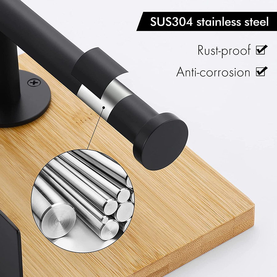 ไม้เนื้อแข็งที่ใส่กระดาษผ้าขนห - Phone Accessories Hooks บทวิจารณ์และราคา