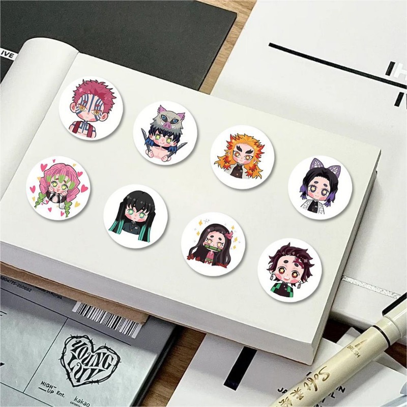 สติกเกอร์ลายการ์ตูนคิเมทสึ โนะ - Phone Accessories Demon Slayer บทวิจารณ์และราคา
