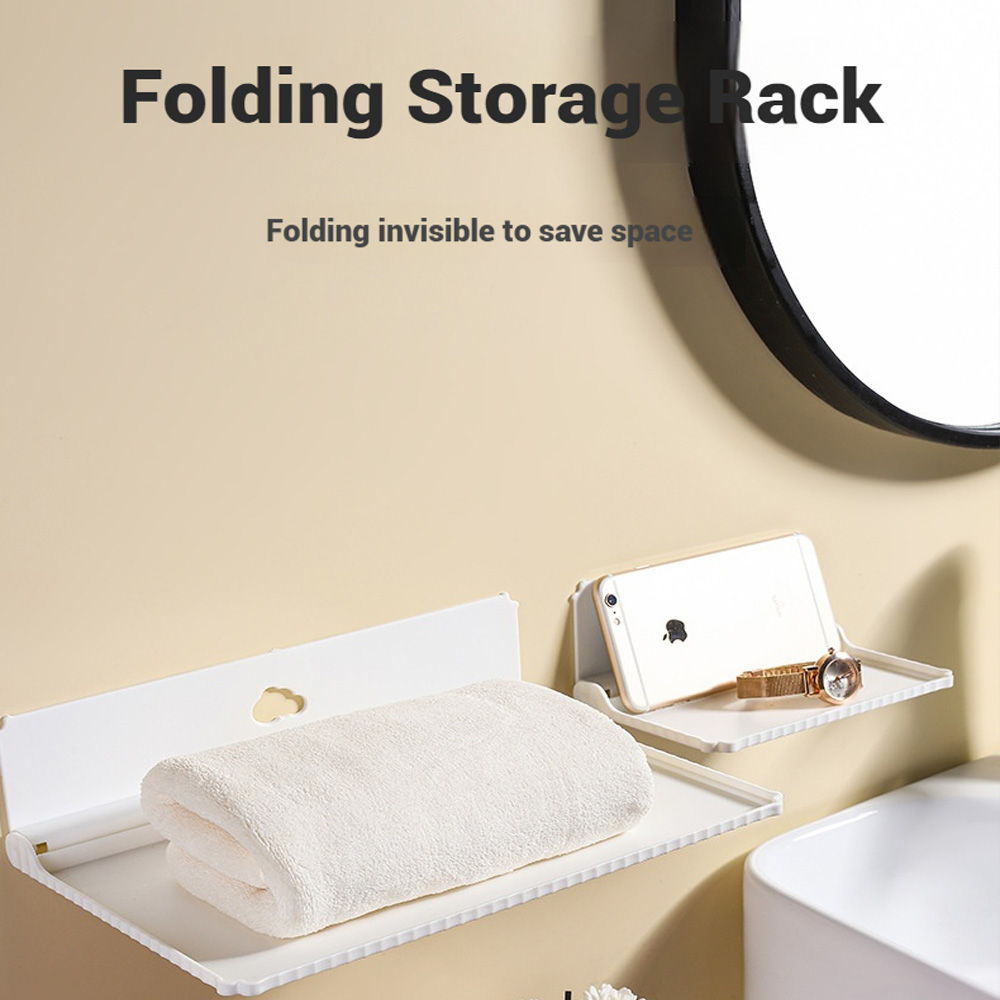 ชั้นวางของติดผนังแบบพับได้ไม่ต - Phone Accessories Hooks บทวิจารณ์และราคา