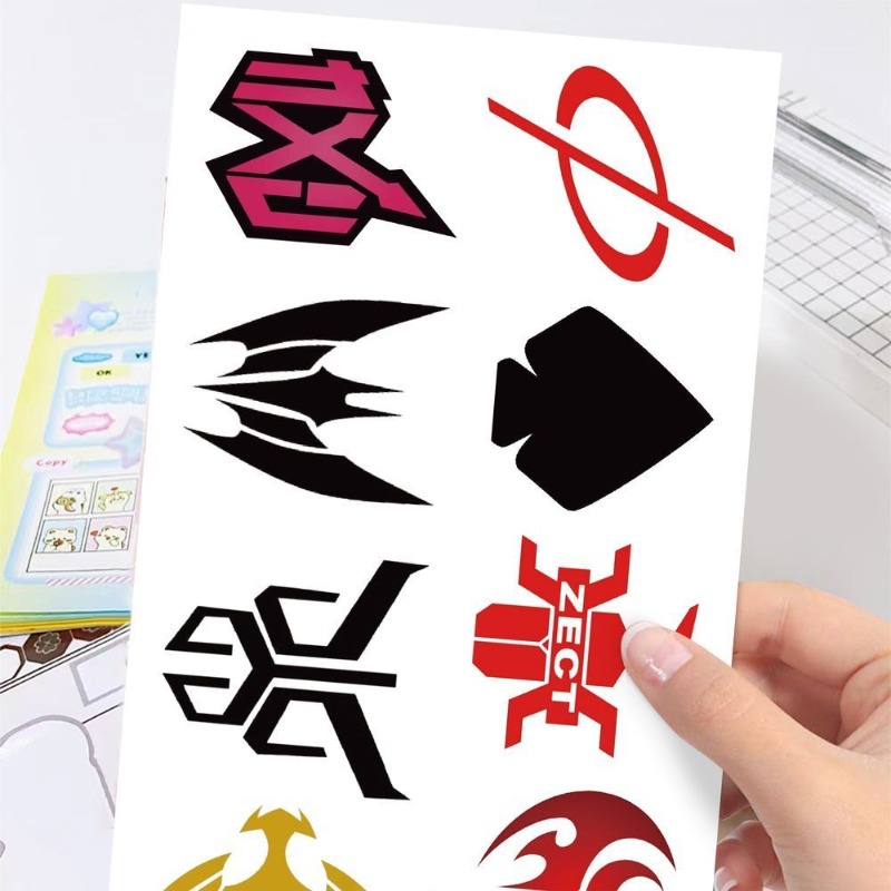 60 แผ่นสติกเกอร์โลโก้คาเมนไรเด - Phone Accessories Items บทวิจารณ์และราคา